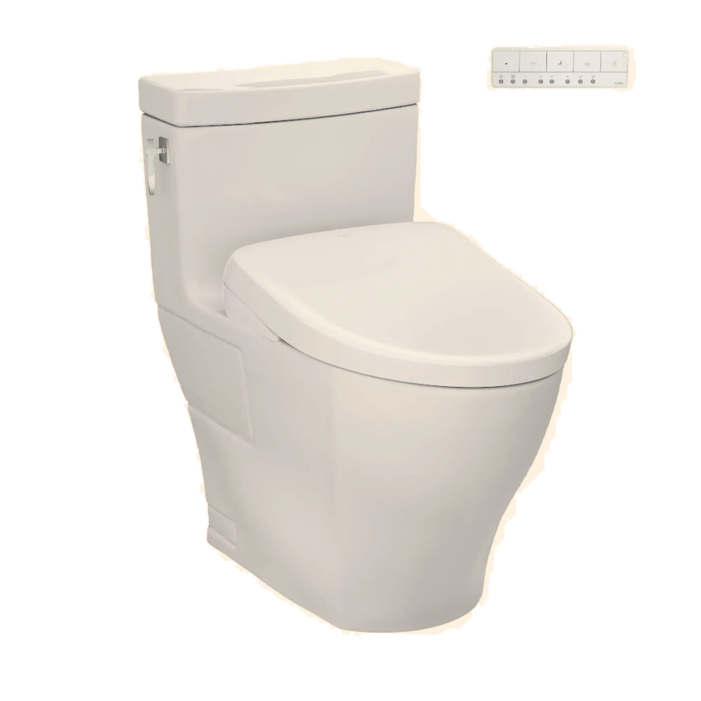 TOTO Aimes WASHLET+ S7A Bidet Toilet Combo Sedona Beige