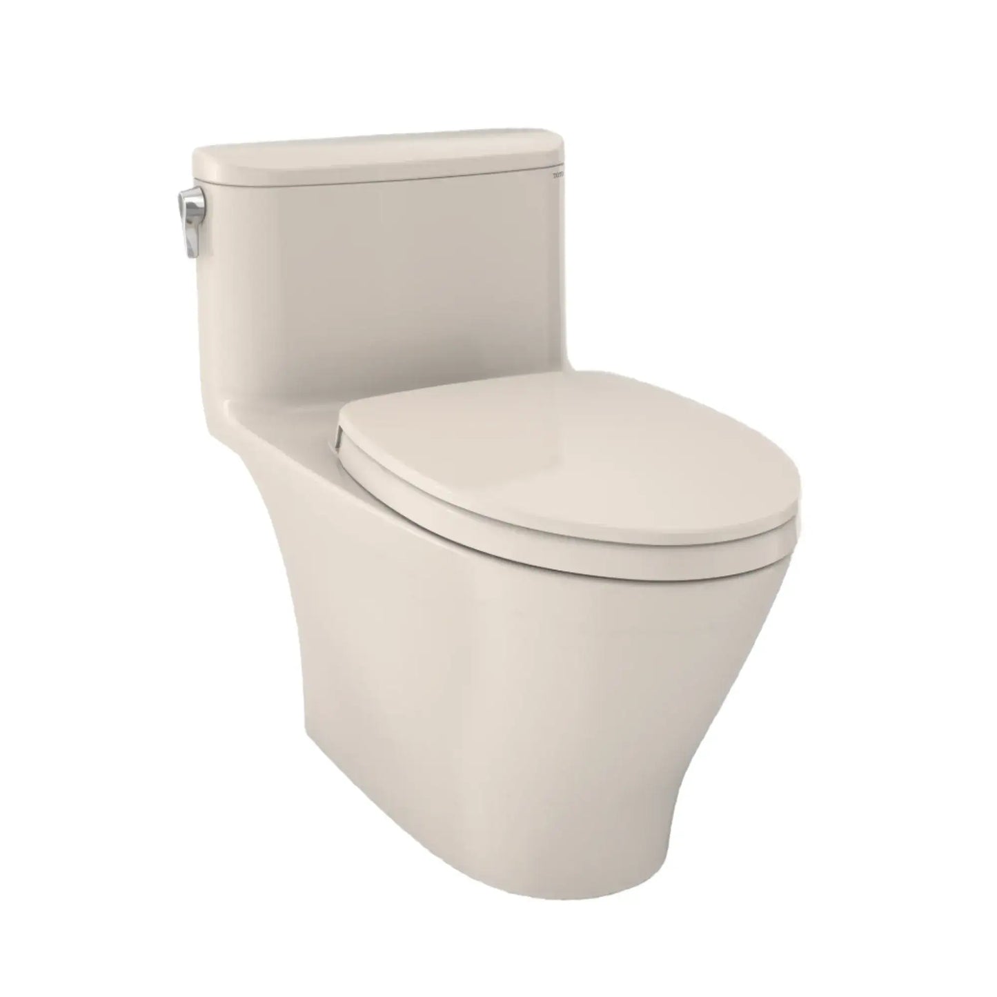 TOTO Nexus 1G One-Piece 1.0 GPF Universal Height Toilet with SS124 SoftClose Seat, WASHLET+ Ready MS642124CUFG