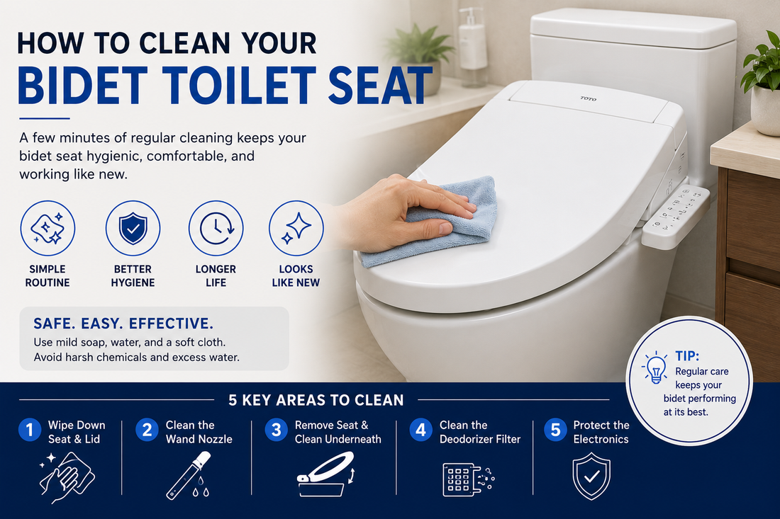 How Do You Clean Your Bidet Toilet Seat?
