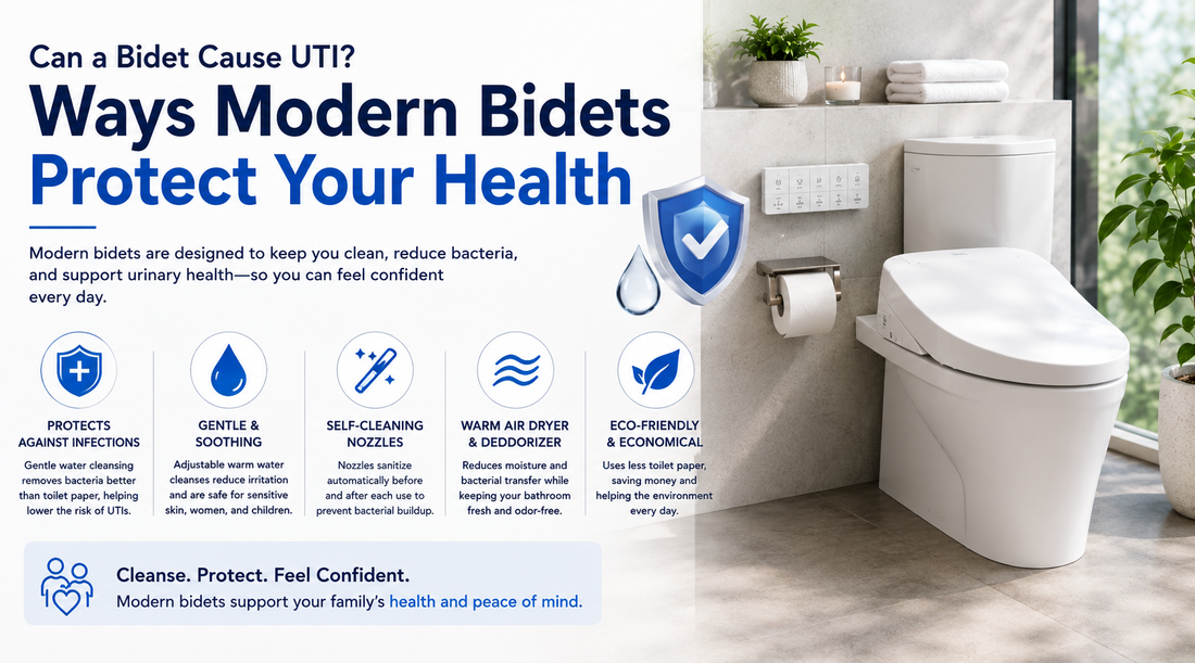 Can a Bidet Cause UTI? Ways Modern Bidets Protect Your Health