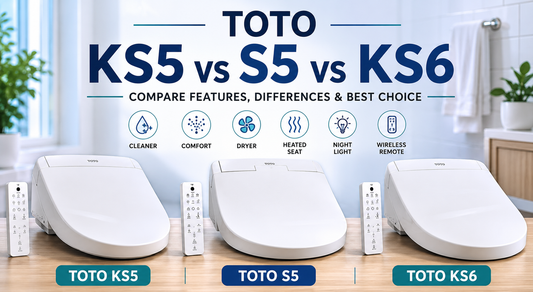 What's the Difference Between the TOTO KS5, S5, and KS6 Bidet Seats