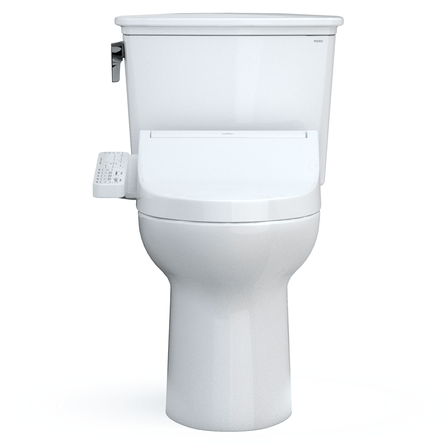  TOTO Drake Transitional 1.28 GPF Toilet C2 Bidet Seat Front