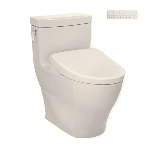 TOTO Aimes WASHLET+ S5 Bidet Toilet Combo Sedona Beige