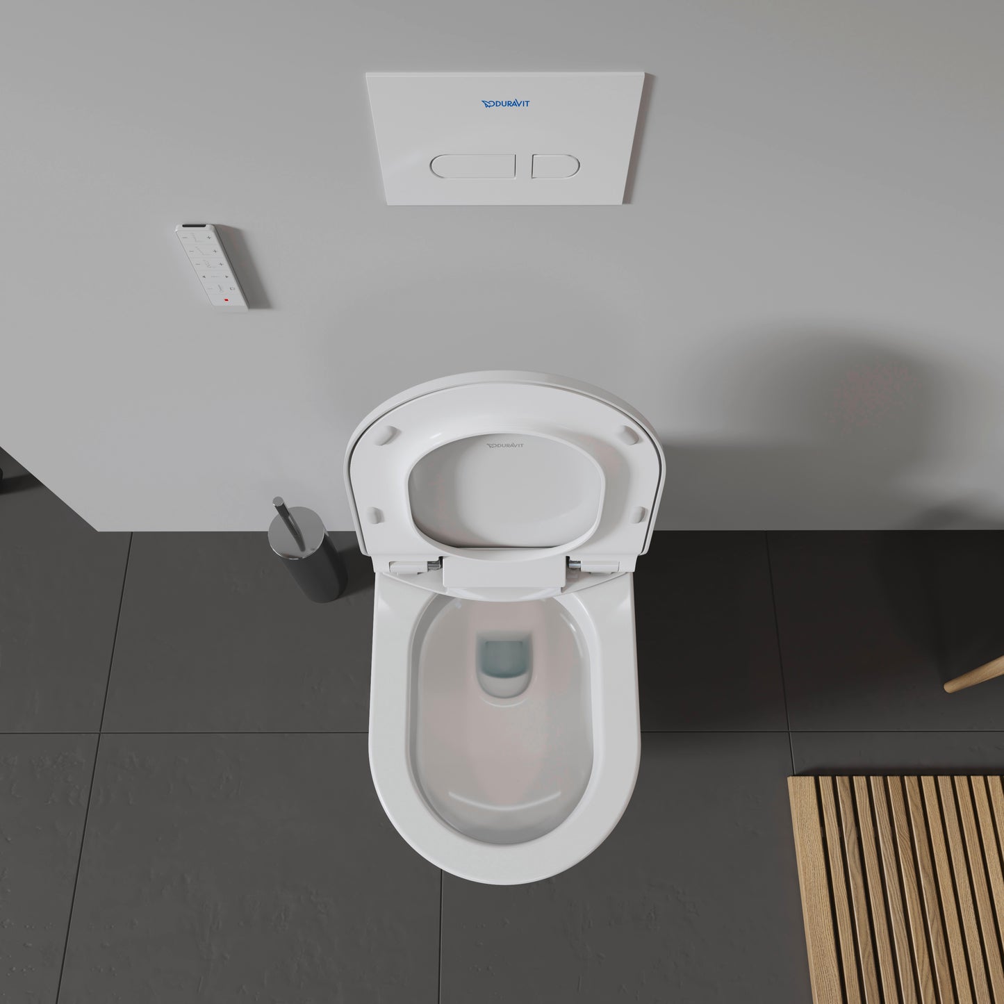 Duravit SensoWash Starck Slim Heated Bidet Toilet Seat, White 611000001501300