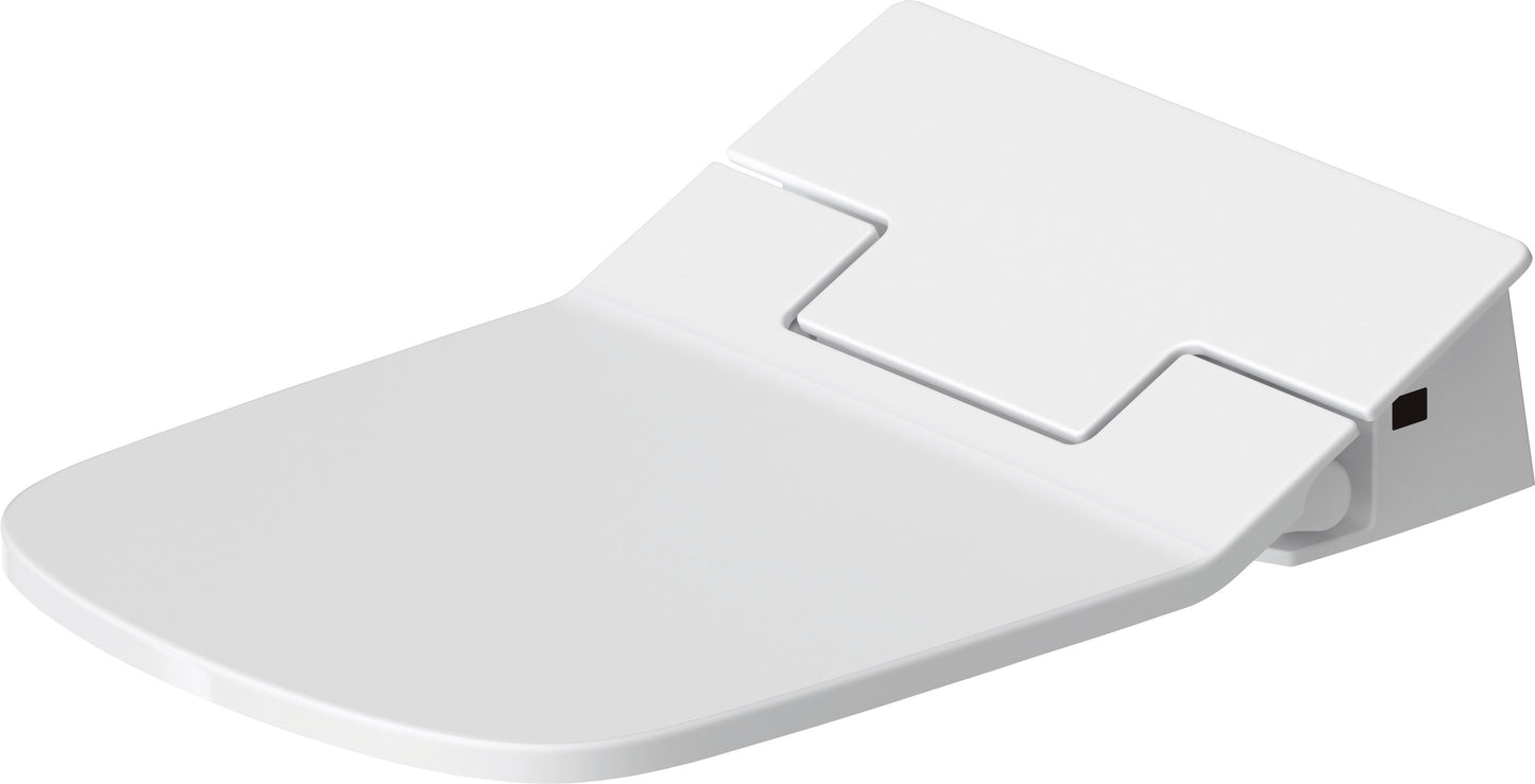 Duravit SensoWash DuraStyle Slim Heated Bidet Toilet Seat, White 611200001501300