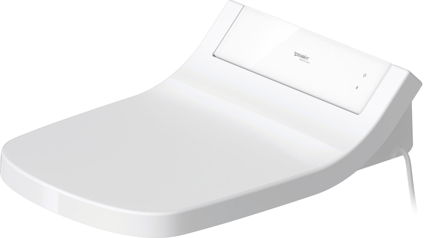 Duravit SensoWash Classic DuraStyle Bidet Toilet Seat, White 613200011041300