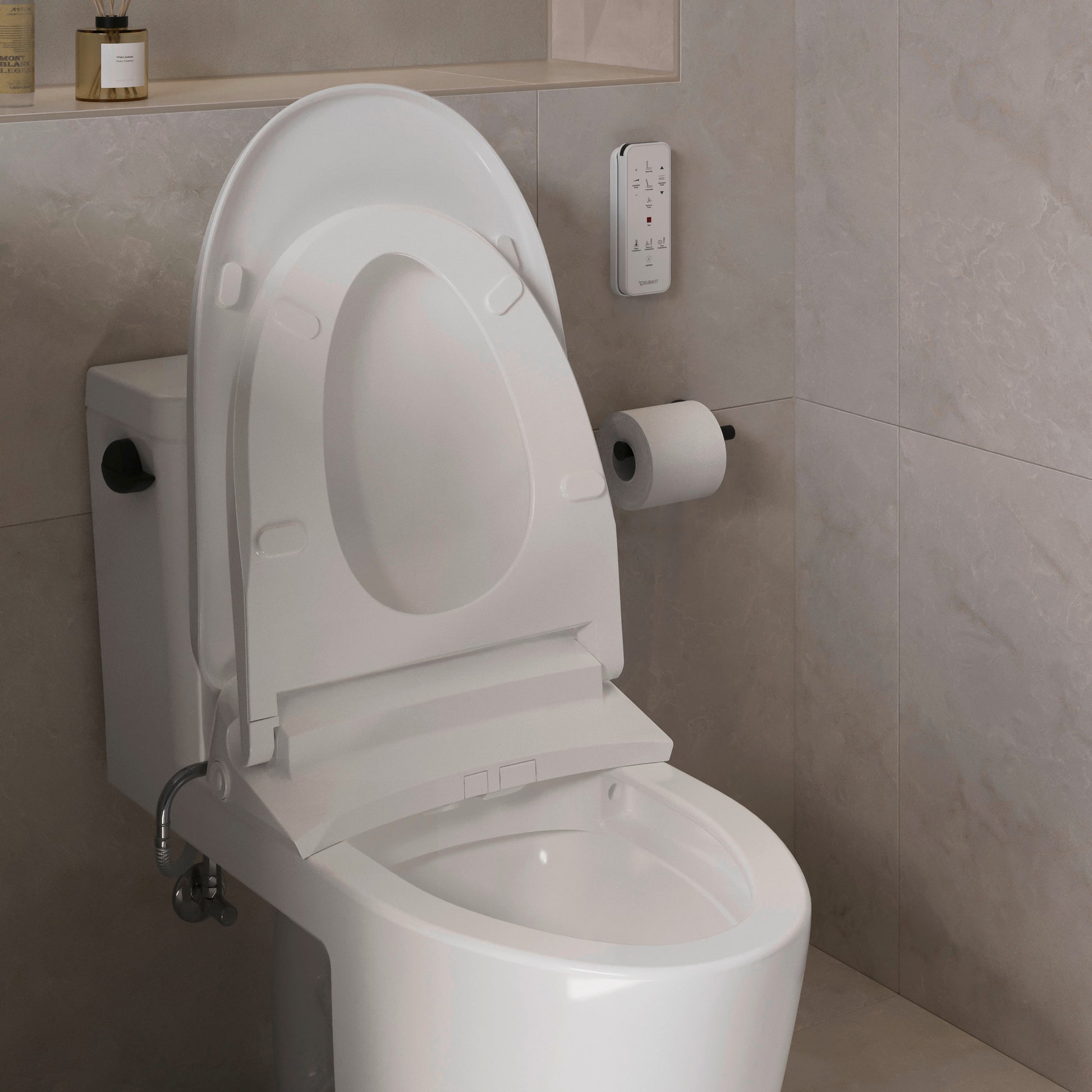 Duravit SensoWash Arcova Universal Bidet Toilet Seat, White 600008000000000