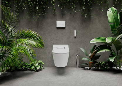 Duravit SensoWash Starck Slim Heated Bidet Toilet Seat, White 611000001501300