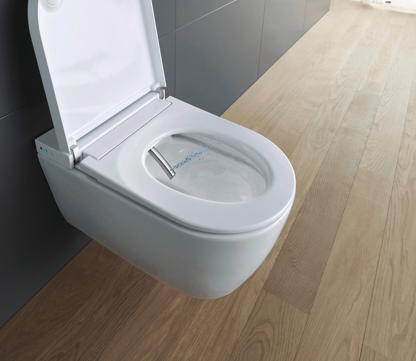 Duravit SensoWash Starck f Lite Bidet Toilet Seat, White 612001011041310