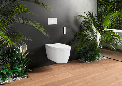 Duravit SensoWash Starck f Lite Bidet Toilet Seat, White 612001011041310