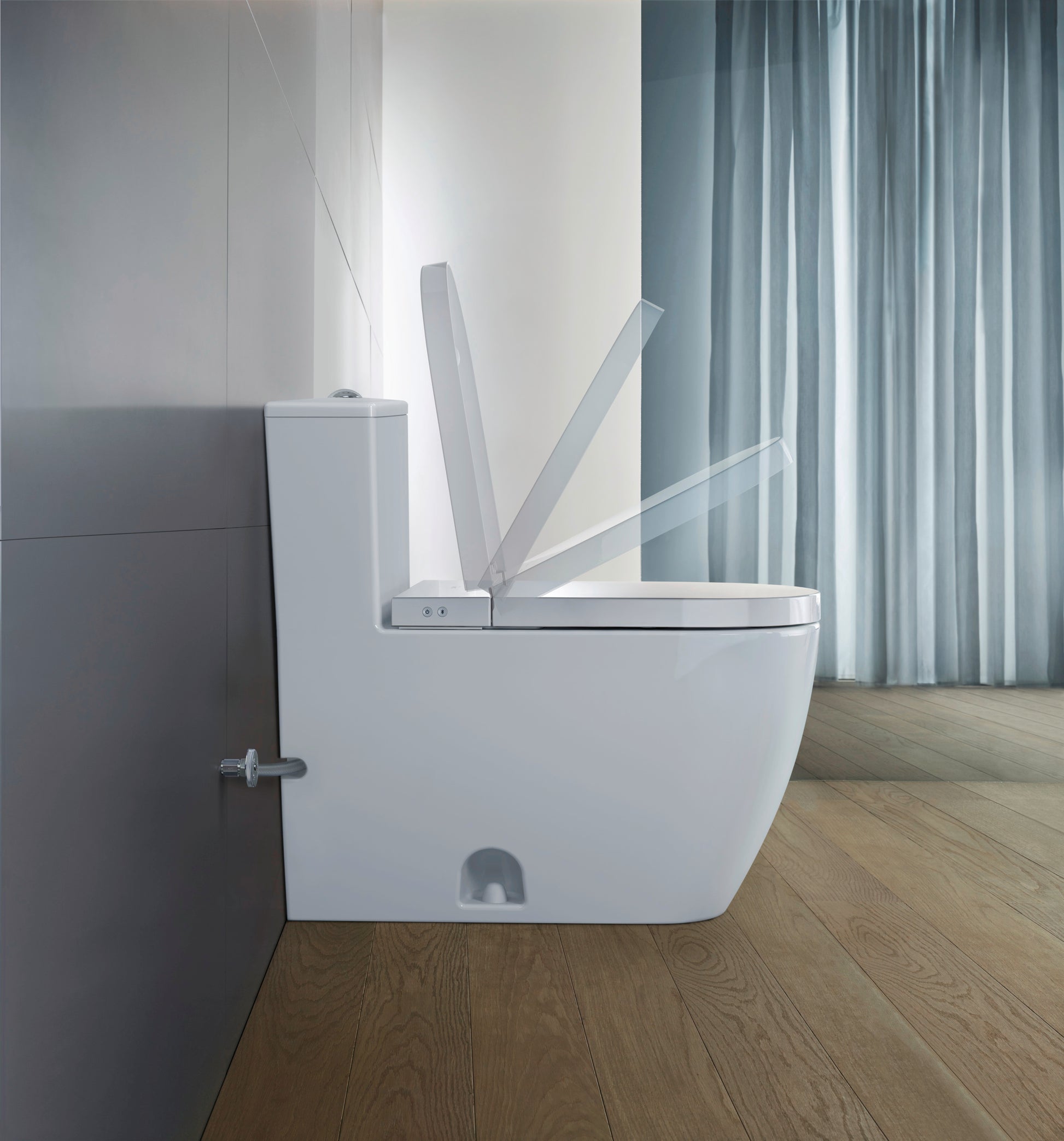 Duravit SensoWash Starck f Lite Bidet Toilet Seat, White 612001011041310