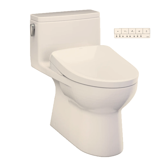 TOTO Redington WASHLET+ S7 Bidet Toilet Combo Sedona Beige