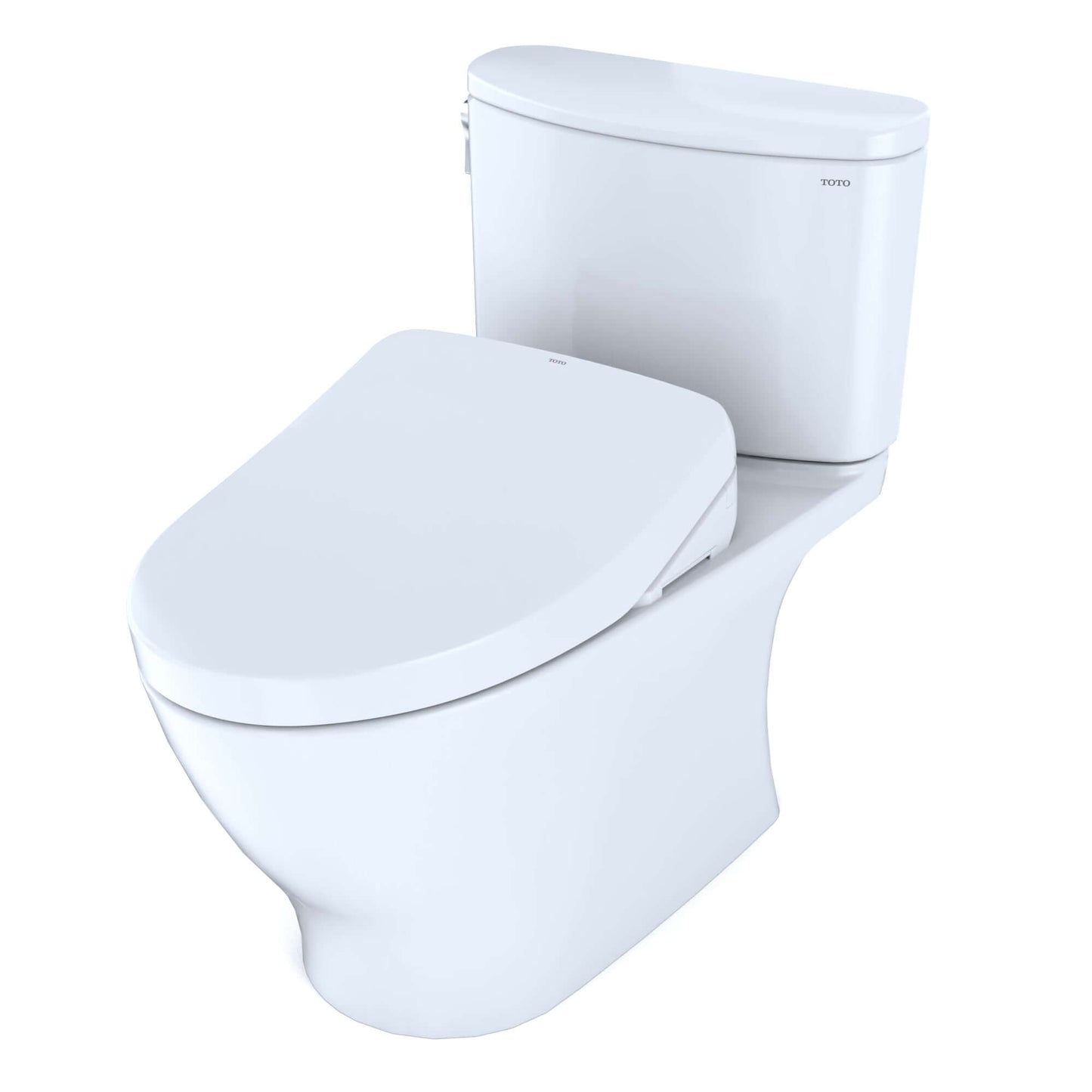 TOTO WASHLET+ Nexus 1G Two-Piece 1.0 GPF with S550e Contemporary Bidet Seat with Auto Flush - MW4423056CUFGA#01