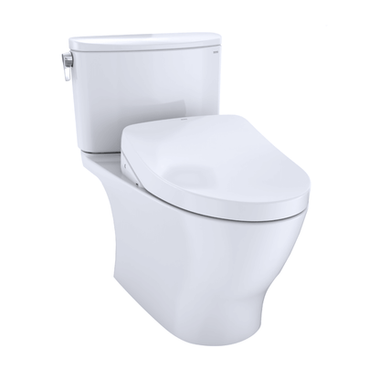 TOTO WASHLET+ Nexus Two-Piece Universal Height 1.28 GPF Toilet with S550e Contemporary Bidet Seat with Auto Flush - MW4423056CEFGA#01