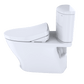 TOTO WASHLET+ Nexus Two-Piece Universal Height 1.28 GPF Toilet with S550e Contemporary Bidet Seat with Auto Flush - MW4423056CEFGA#01