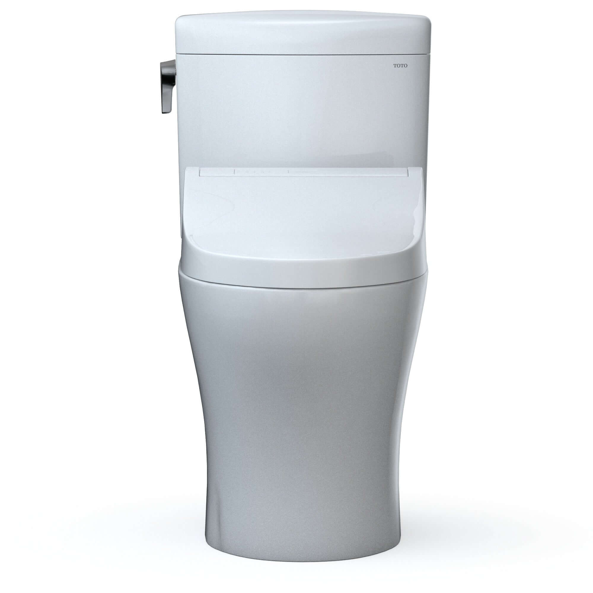TOTO WASHLET+ Nexus Two-Piece 1.28 GPF Universal Height Toilet with S500e Contemporary Bidet Seat - MW4423046CEFG#01