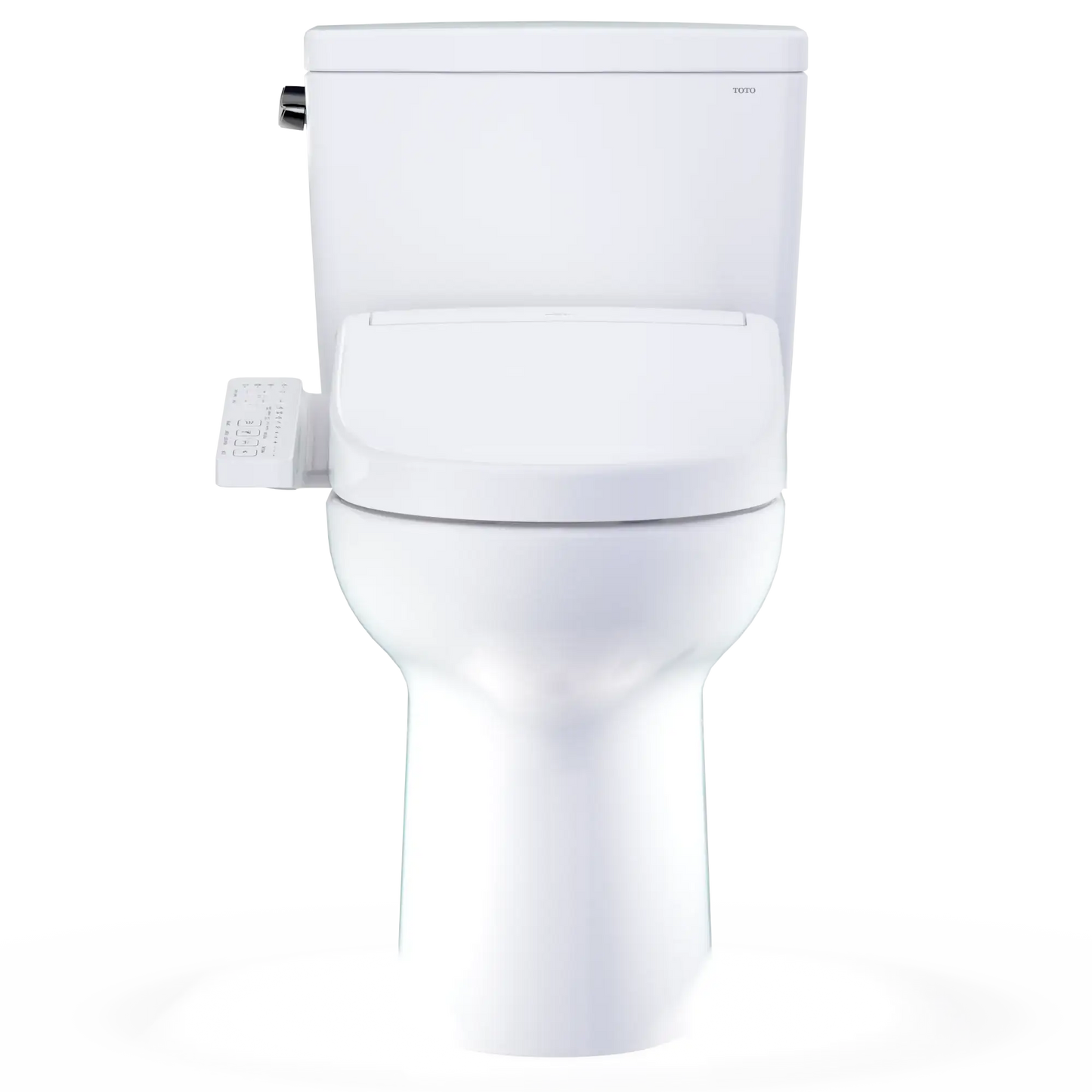 TOTO Drake Two-Piece 1.6 GPF Universal Height Toilet with S2 Bidet Seat MW7763346CSFG#01