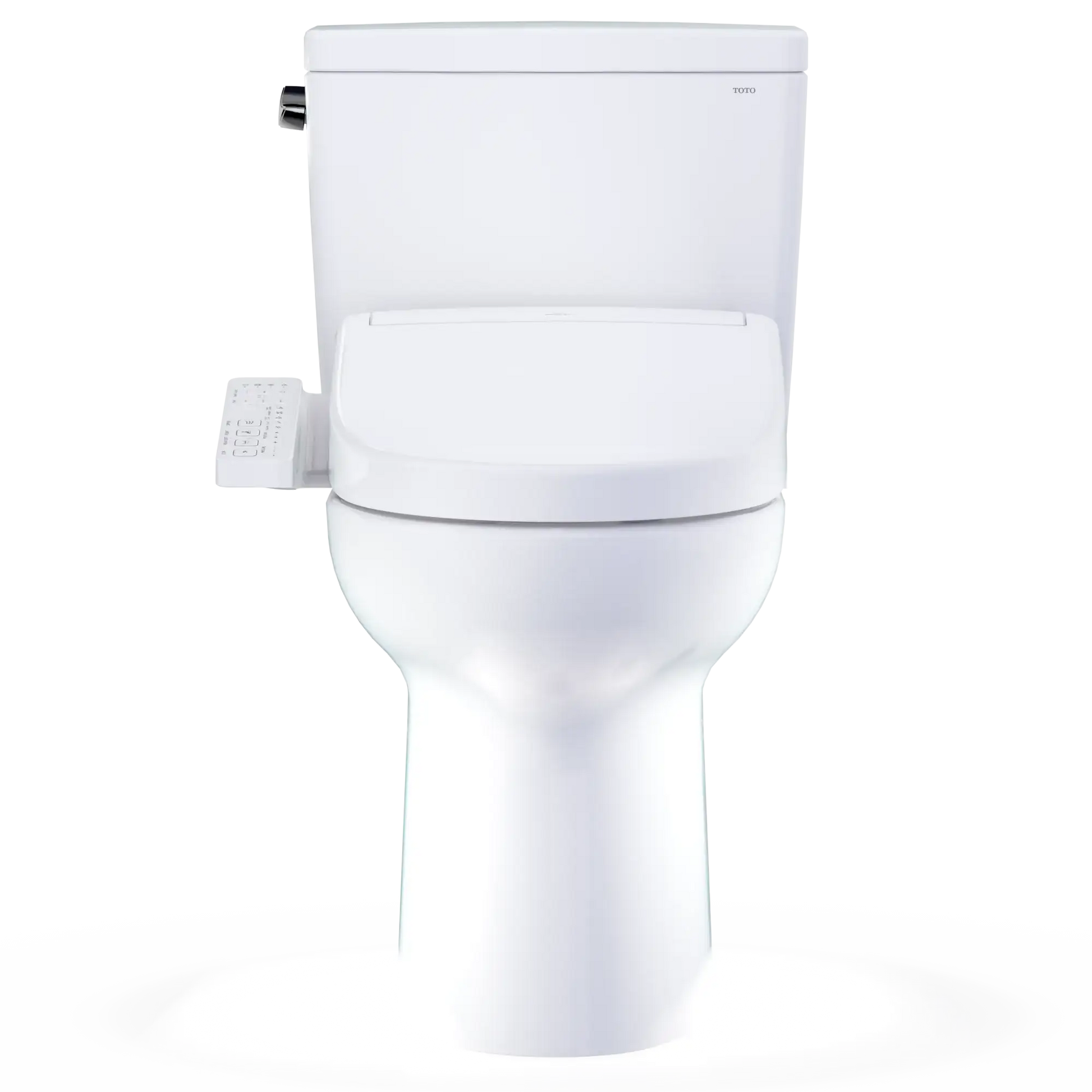 TOTO Drake Two-Piece 1.6 GPF Universal Height Toilet with S2 Bidet Seat MW7763346CSFG#01
