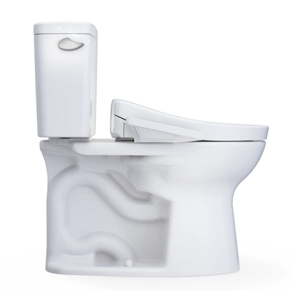 TOTO Drake Two-Piece 1.6 GPF Universal Height Toilet with S2 Bidet Seat MW7763346CSFG#01