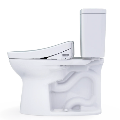 TOTO Drake Two-Piece 1.6 GPF Universal Height Toilet with S2 Bidet Seat MW7763346CSFG#01