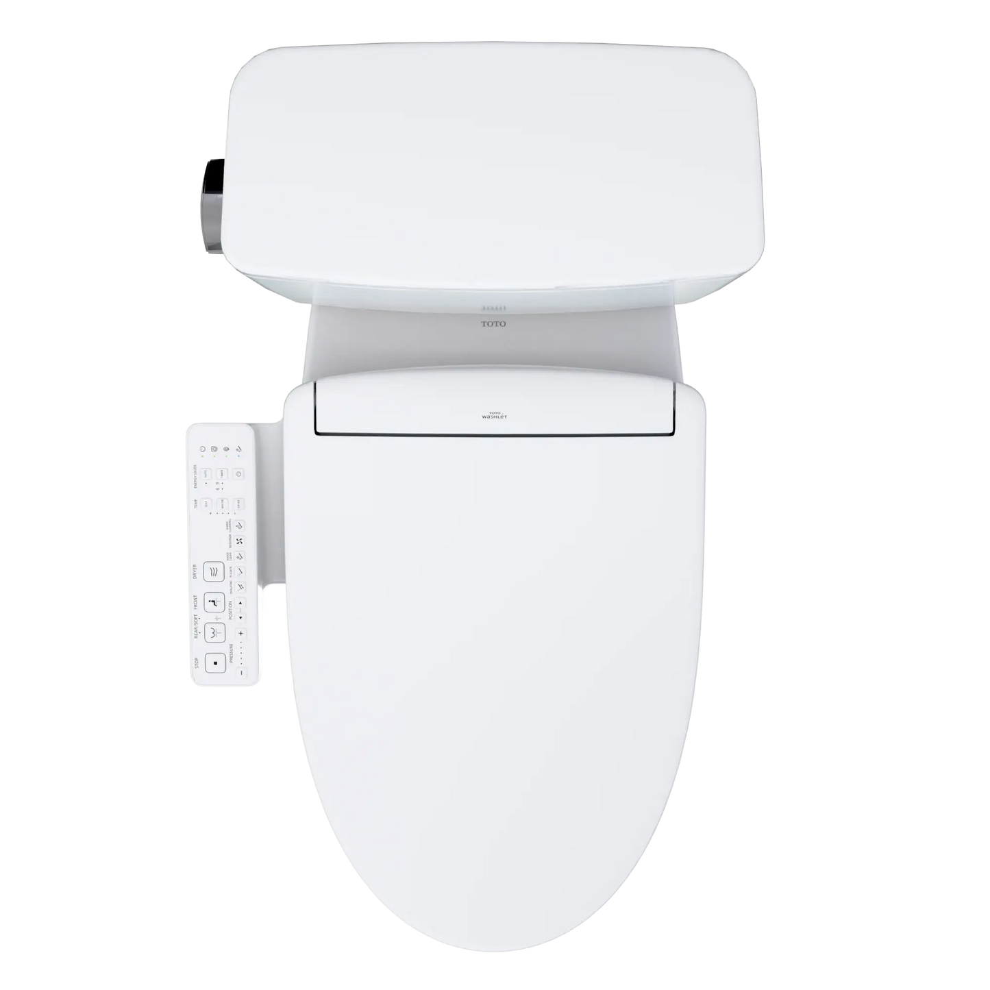 TOTO Drake Two-Piece 1.6 GPF Universal Height Toilet with S2 Bidet Seat MW7763346CSFG#01