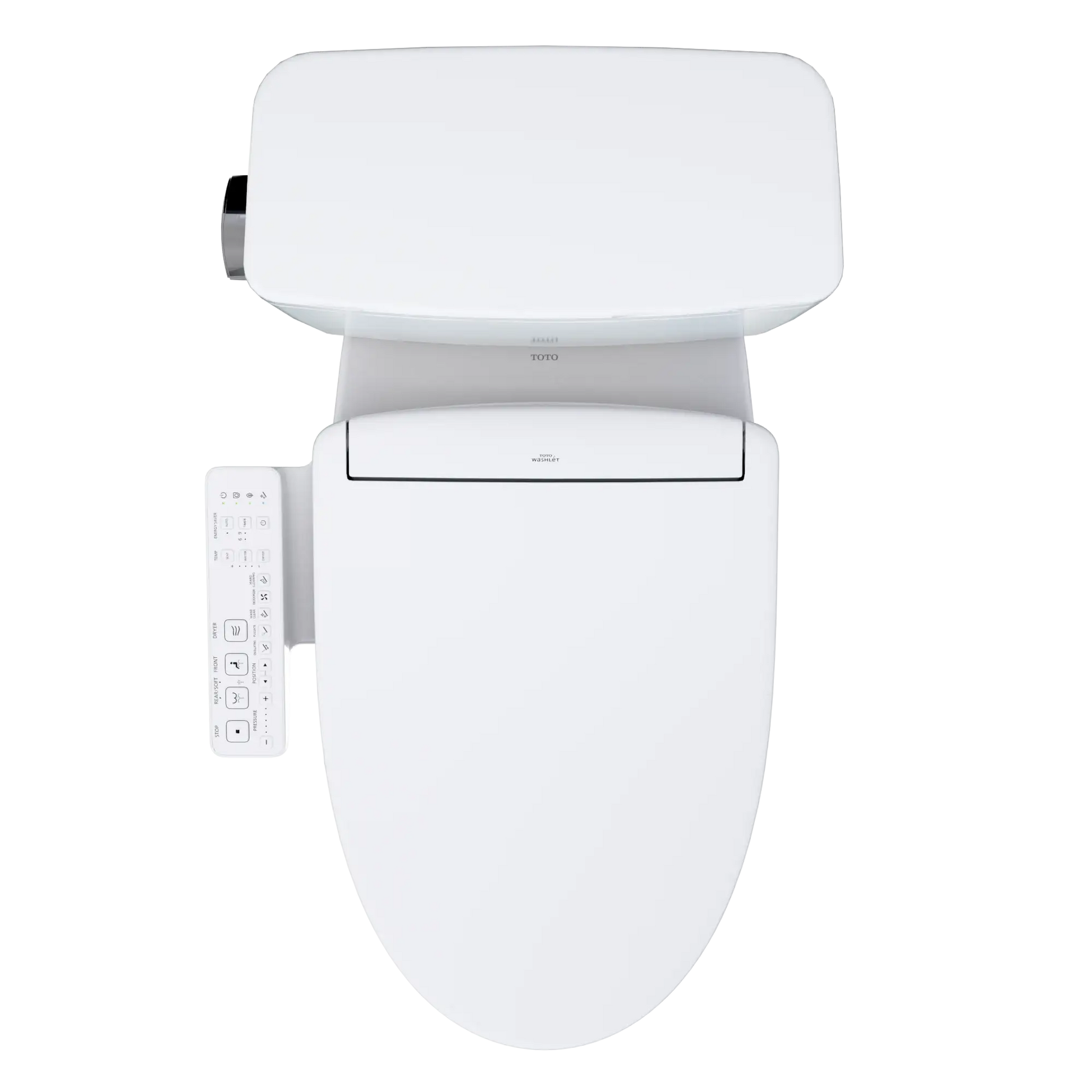 TOTO Drake Two-Piece 1.6 GPF Universal Height Toilet with S2 Bidet Seat MW7763346CSFG#01