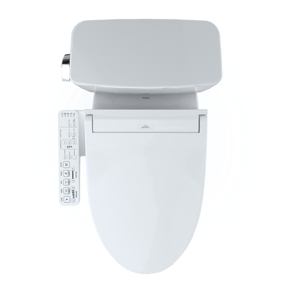 TOTO Drake 1.28 GPF Toilet C2 Bidet Seat MW7763074CEFG.10#01 top view