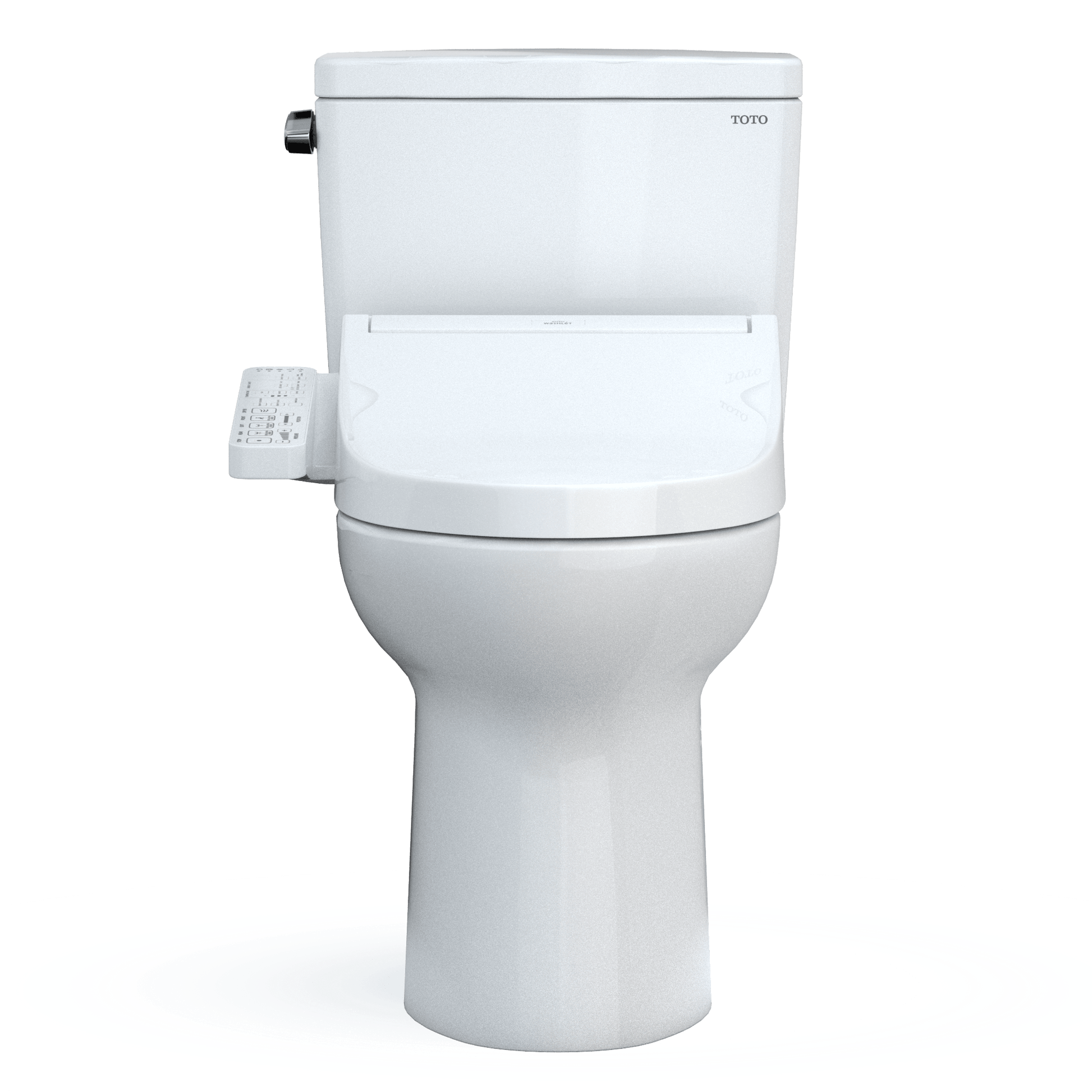 TOTO Drake 1.28 GPF Toilet C2 Bidet Seat MW7763074CEFG.10#01 Forward