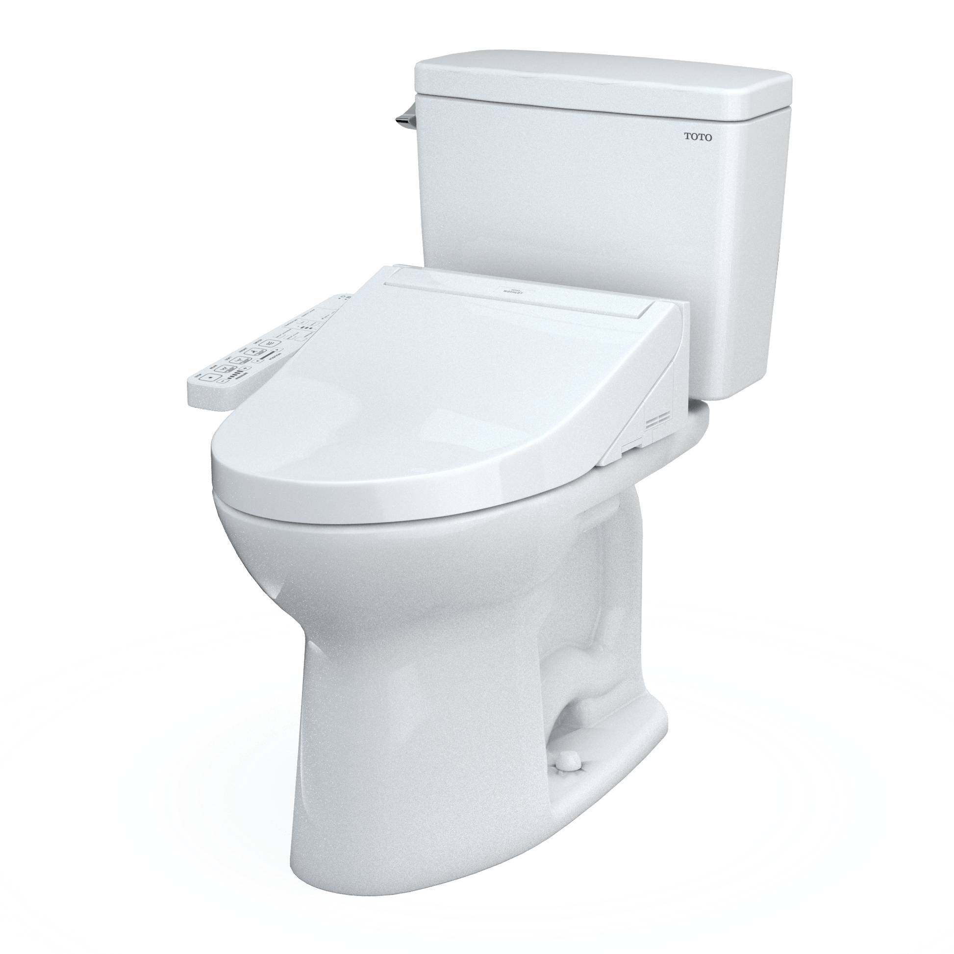  TOTO Drake 1.28 GPF Toilet C2 Bidet Seat MW7763074CEFG.10#01 Right Profile