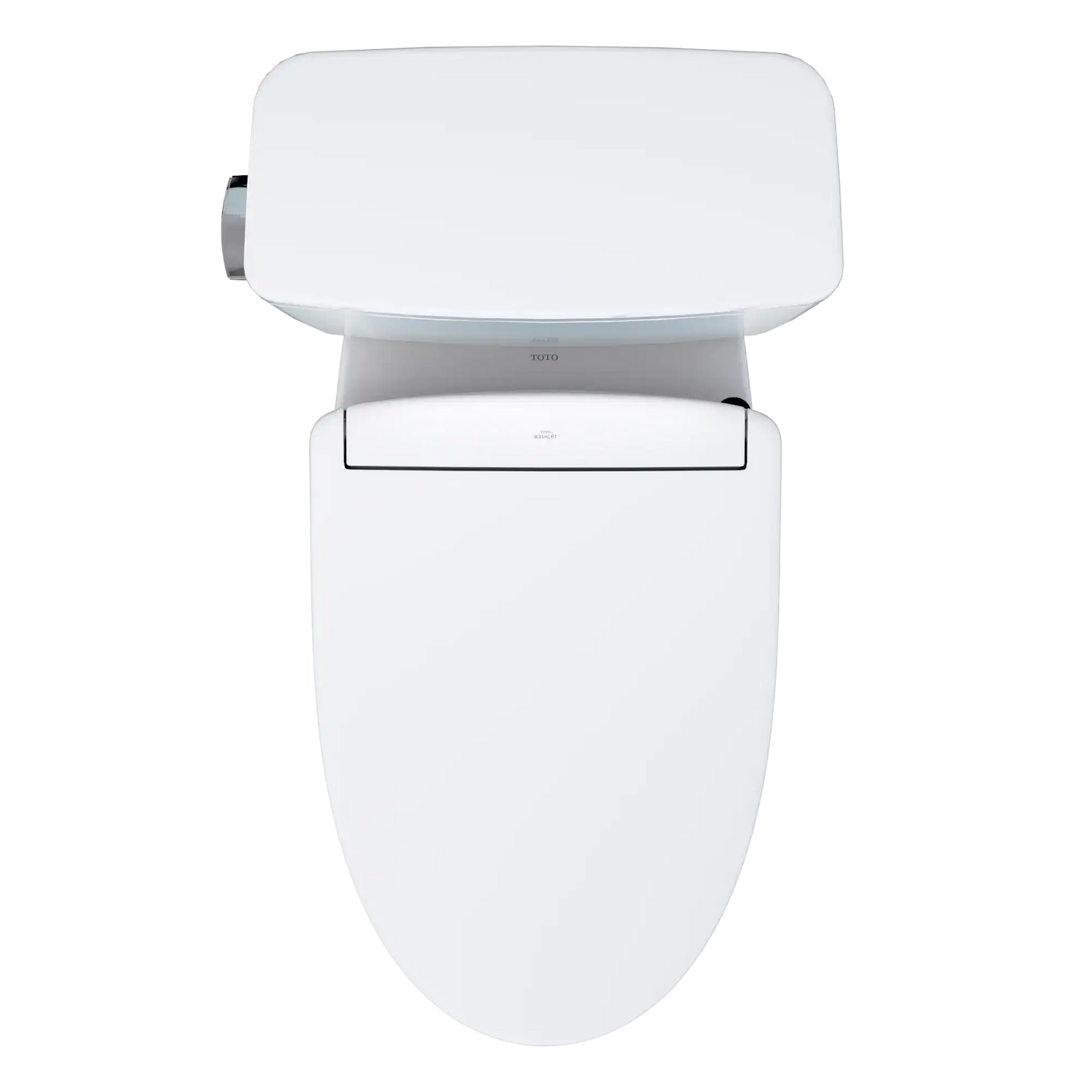 TOTO Drake Two-Piece 1.28 GPF Universal Height Toilet with S5 Bidet Seat MW7763446CEFG#01