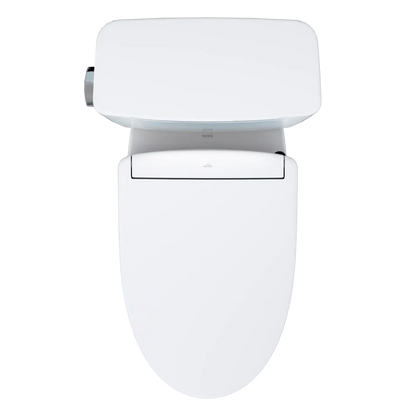 TOTO Drake Two-Piece 1.28 GPF Universal Height Toilet with S5 Bidet Seat MW7763446CEFG#01