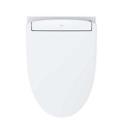 TOTO WASHLET+ EP Wall-Hung Elongated Toilet and WASHLET S5 Bidet Seat and DuoFit In-Wall 0.9 and 1.28 GPF Dual-Flush Tank System, Matte Silver CWT4283446CMFG#MS