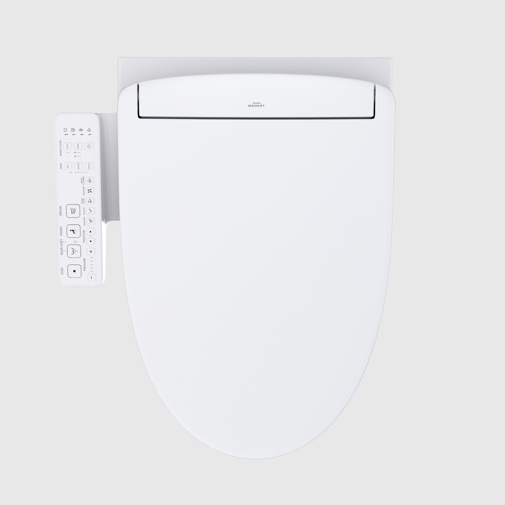 TOTO WASHLET+ EP Wall-Hung Elongated Toilet and WASHLET S2 Bidet Seat and DuoFit® In-Wall 0.9 and 1.28 GPF Dual-Flush Tank System, Matte Silver CWT4283346CMFG#MS