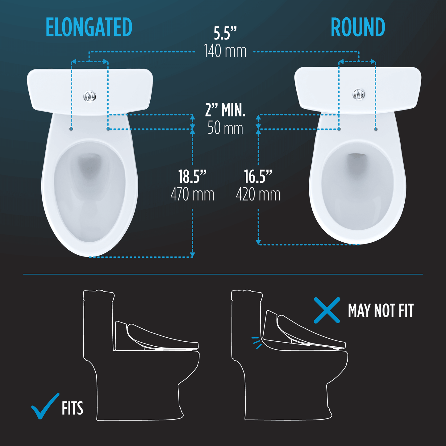 TOTO WASHLET S350e Electronic Round Bidet Toilet Seat with Wireless, Dryer & Auto Open/Close | SW583