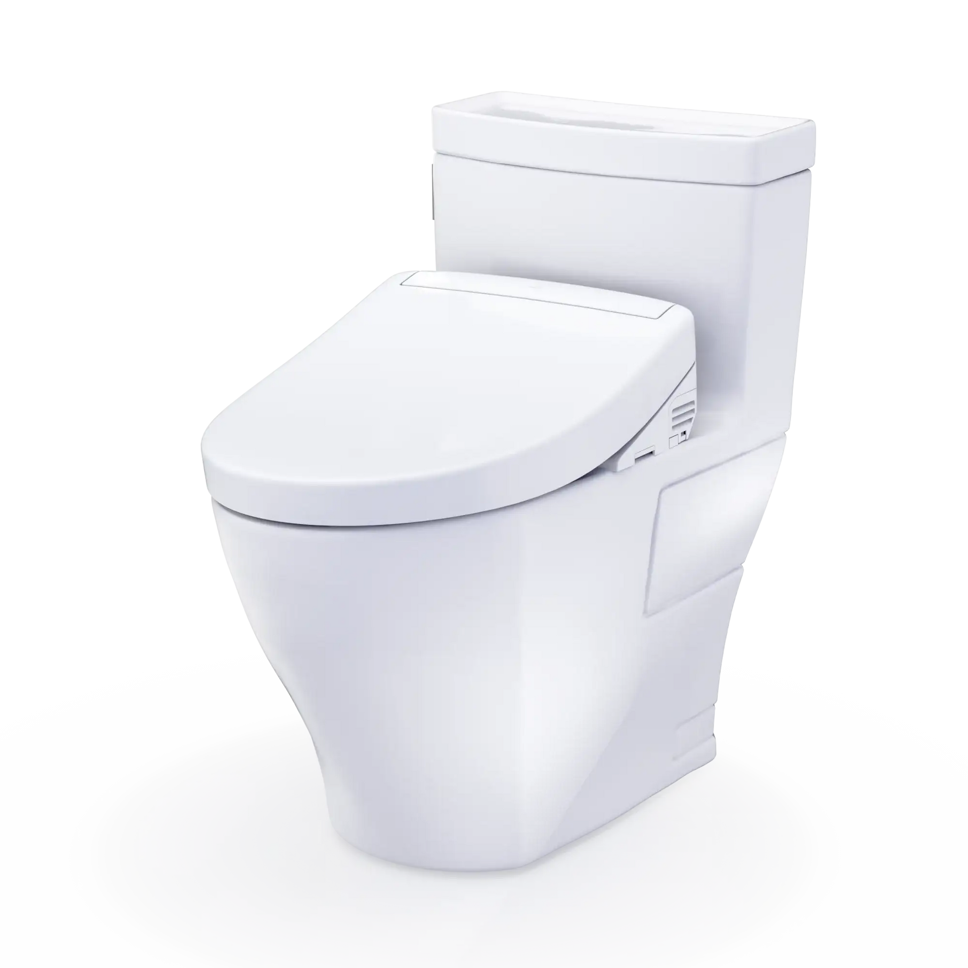 TOTO Legato One-Piece 1.28 GPF Toilet S5 Bidet Seat MW6243446CEFG#01 Right Side