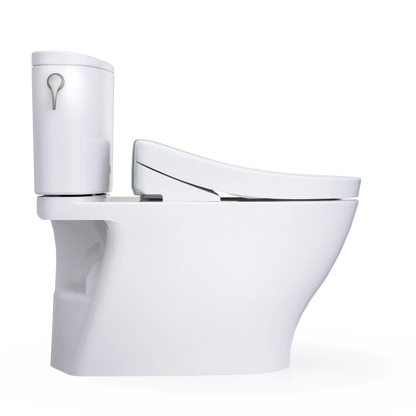 TOTO Nexus Two-Piece 1.28 GPF Universal Height Toilet with S5 Bidet Seat MW4423446CEFG#01