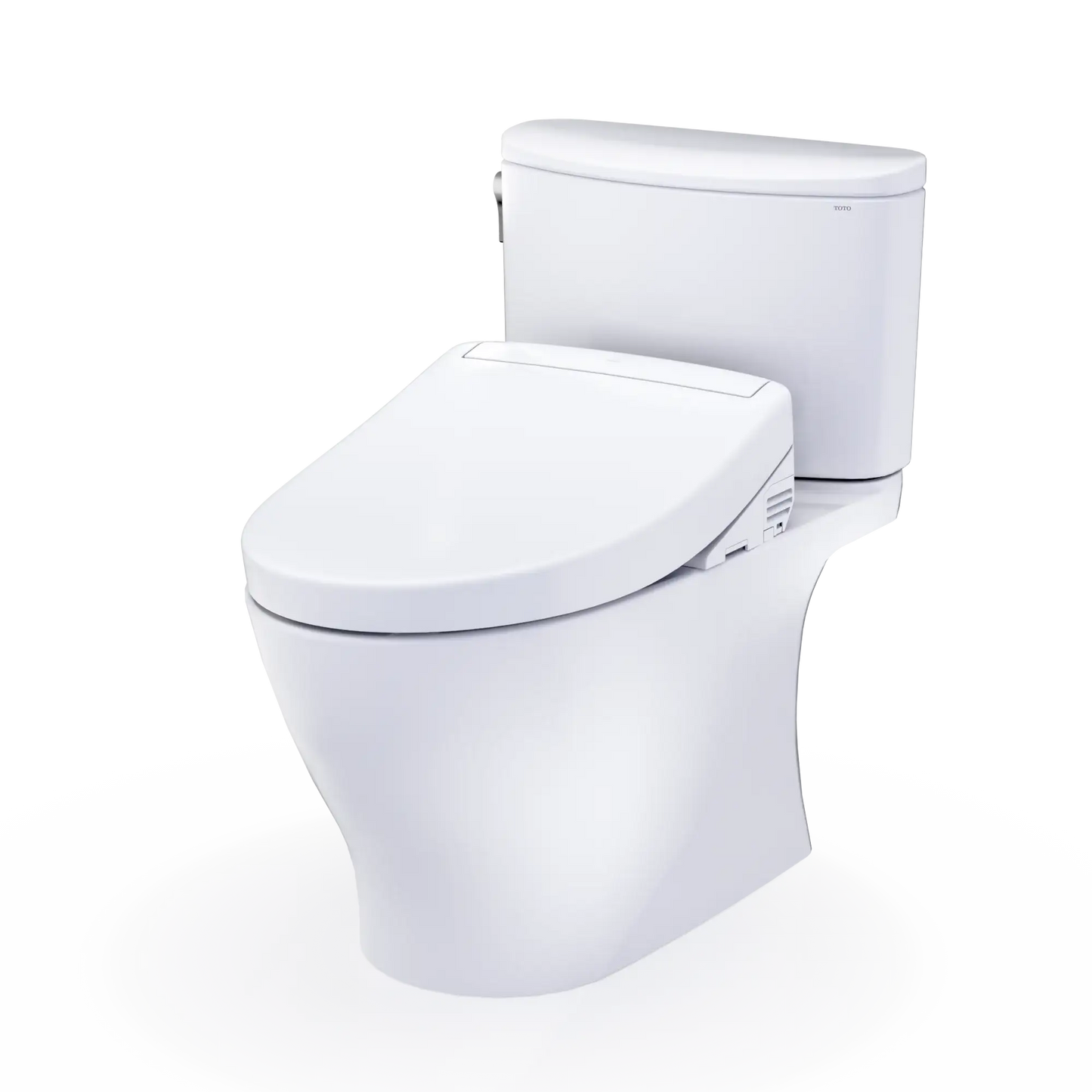 TOTO Nexus Two-Piece 1.28 GPF Universal Height Toilet with S5 Bidet Seat MW4423446CEFG#01