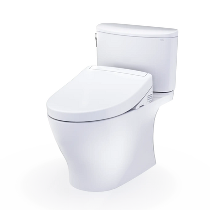 TOTO Nexus Two-Piece 1.28 GPF Universal Height Toilet with S5 Bidet Seat MW4423446CEFG#01