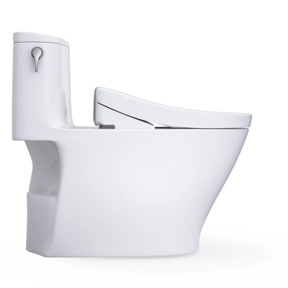 TOTO Nexus WASHLET+ S5 Two-Piece Elongated 1.28 GPF Universal Height Toilet with CEFIONTECT MW6423446CEFG#01