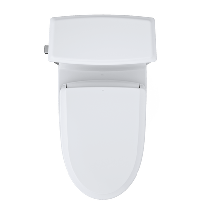 TOTO WASHLET+ Connelly Two-Piece Elongated Dual Flush 1.28 and 0.9 GPF Toilet and Classic WASHLET S7 Classic Bidet Seat, Cotton White - MW4944724CEMFG#01