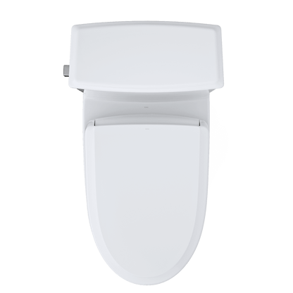 TOTO Connelly Two-Piece Dual Flush 1.28 and 0.9 GPF Universal Height Toilet with S7A Classic Bidet Seat MW4944734CEMFG#01