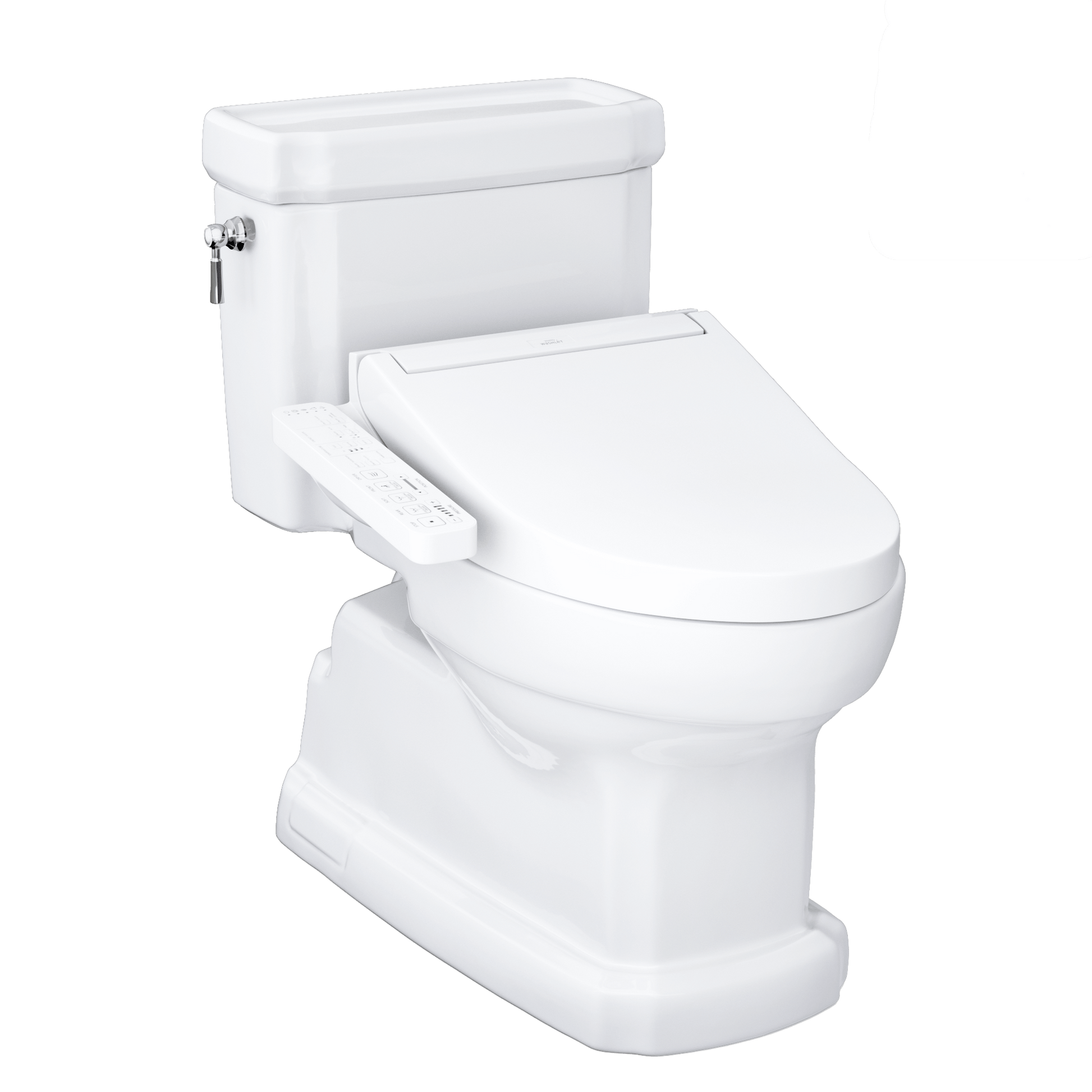 TOTO Eco Guinevere 1.28 GPF Universal Height Toilet with C2 Bidet Seat MW9743074CEFG#01