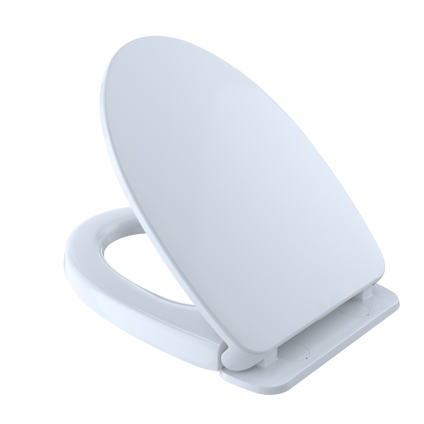 TOTO SoftClose Slow Close Elongated Toilet Seat and Lid, Cotton White - SS124#01