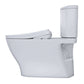 TOTO WASHLET+ Nexus 1G Two-Piece Elongated 1.0 GPF Toilet with S7 Contemporary Bidet Seat, Cotton White - MW4424726CUFG#01