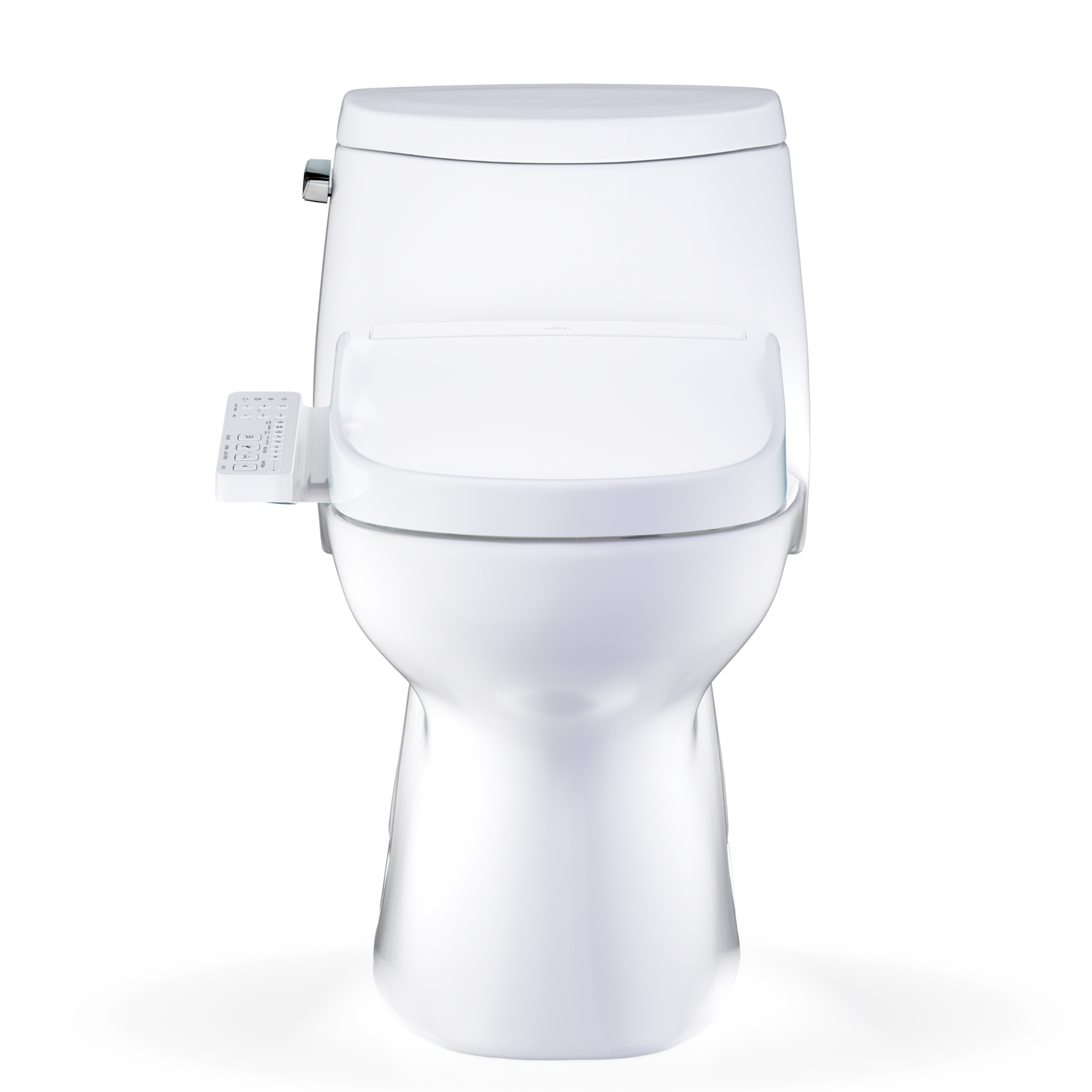 TOTO Carlyle II One-Piece 1.28 GPF Universal Height Toilet and S2 Bidet Seat MW6143346CEFG#01