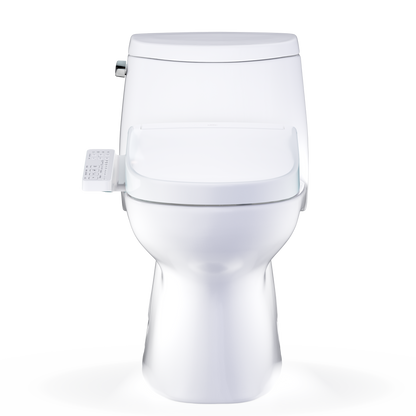 TOTO Carlyle II One-Piece 1.28 GPF Universal Height Toilet and S2 Bidet Seat MW6143346CEFG#01
