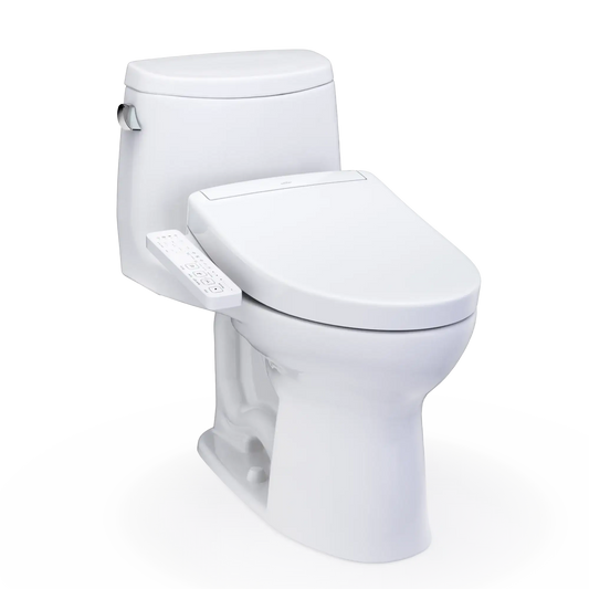 TOTO UltraMax II One-Piece 1.28 GPF Universal Height Toilet and S2 Bidet Seat MW6043346CEFG#01