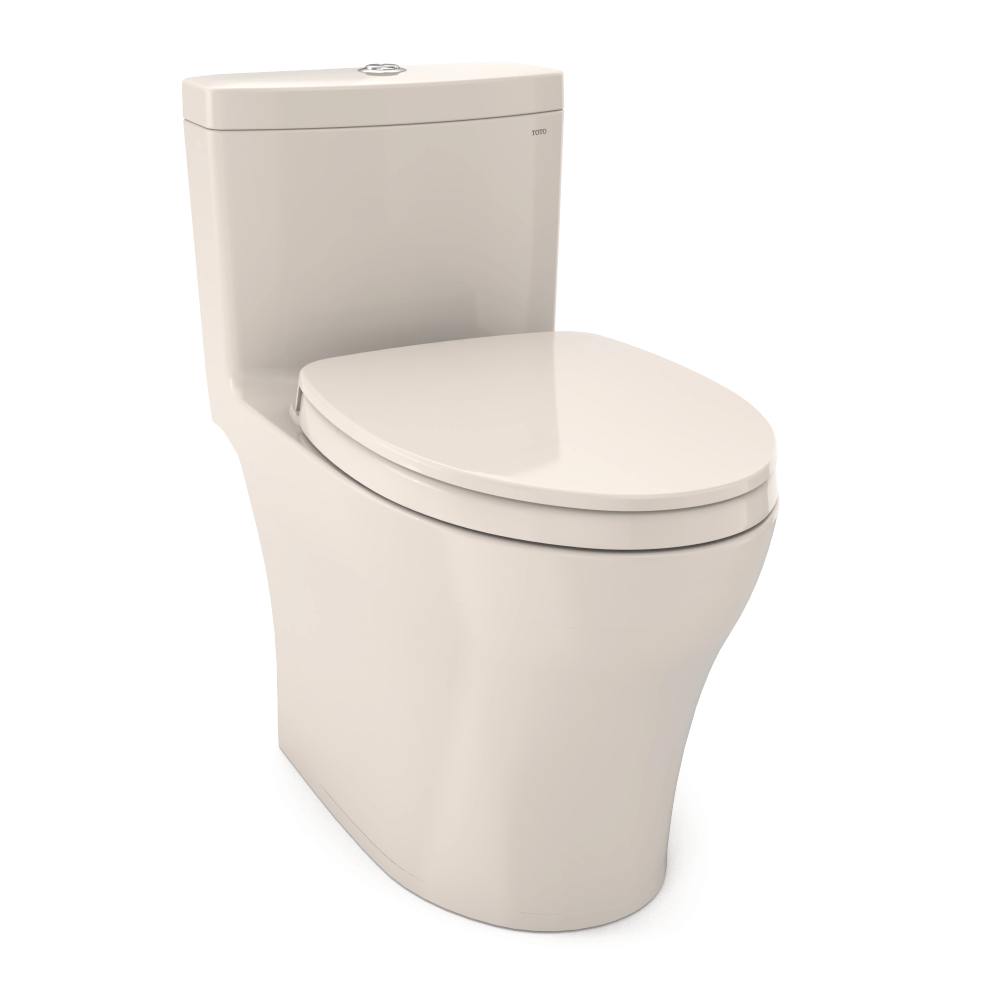 TOTO WASHLET+ Aquia  IV One-Piece Elongated Dual Flush 1.28 and 0.9 GPF Universal Height - MS646124CEMFN#01