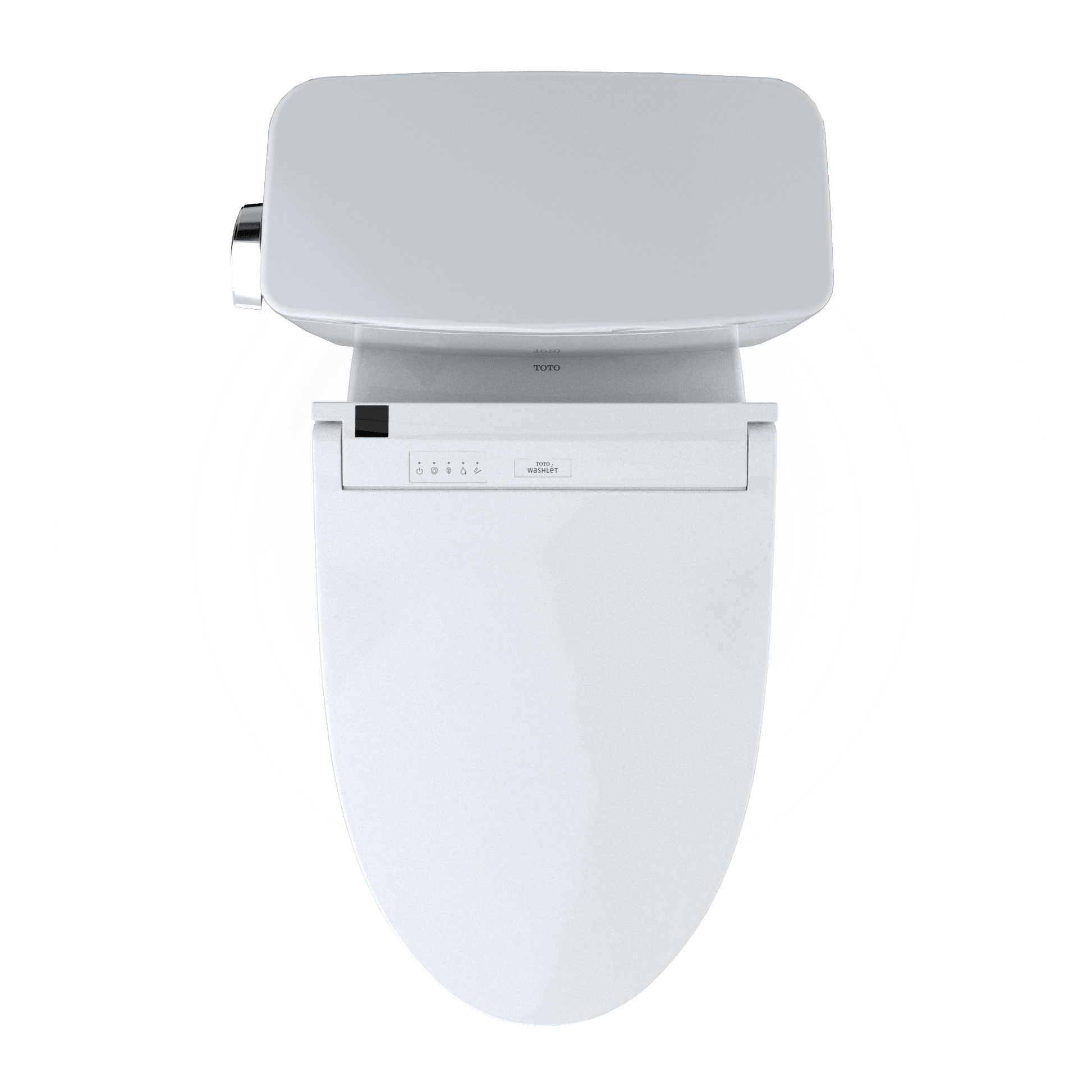 TOTO Drake Two-Piece 1.6 GPF Universal Height Toilet with C5 Bidet Seat 10 Inch Rough-In MW7763084CSFG.10#01