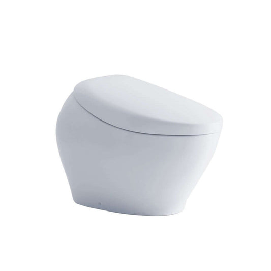 TOTO NEOREST NX1 Dual Flush Bidet Toilet MS902CUMFG#01 with an elegant elliptical silhouette inspired by organic beauty.